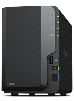 Synology DiskStation DS223 NAS/storage server Desktop Realtek RTD1619B 2 GB DDR4 0 TB