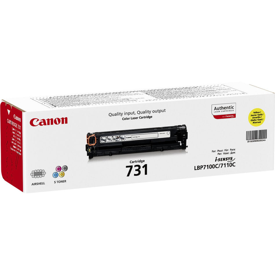 Canon 731 toner cartridge 1 pc(s) Original Yellow