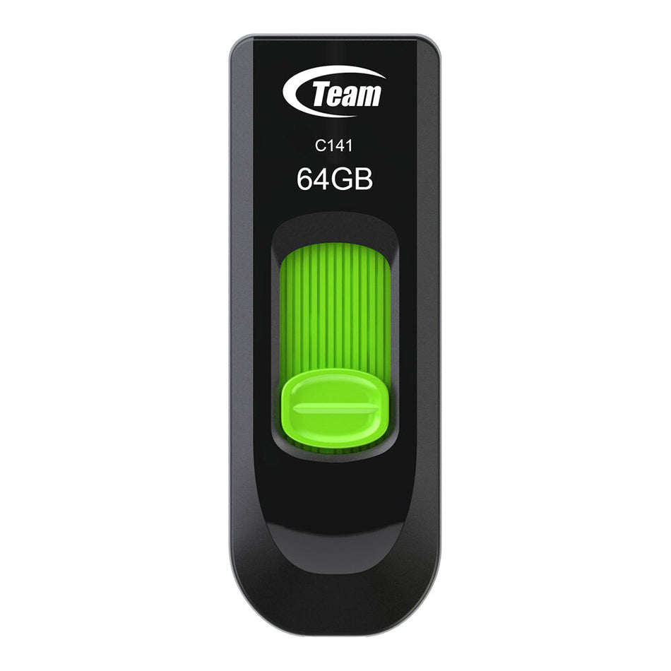 Team Group C141 USB flash drive 64 GB USB Type-A 2.0 Black, Green