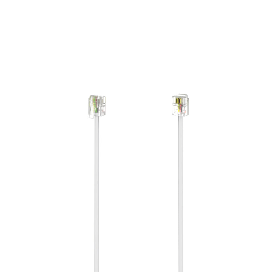 Hama Modular Cable, 6p4c Plug - 6p4c Plug, 3 m, white