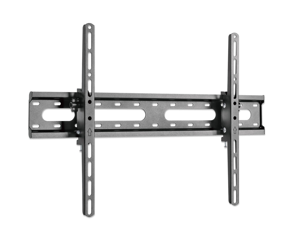 Manhattan TV & Monitor Mount, Wall, Tilt, Screen Sizes: 37-65", Black, VESA 200x200 to 600x400mm, Max 45kg, LFD, Lifetime Warranty