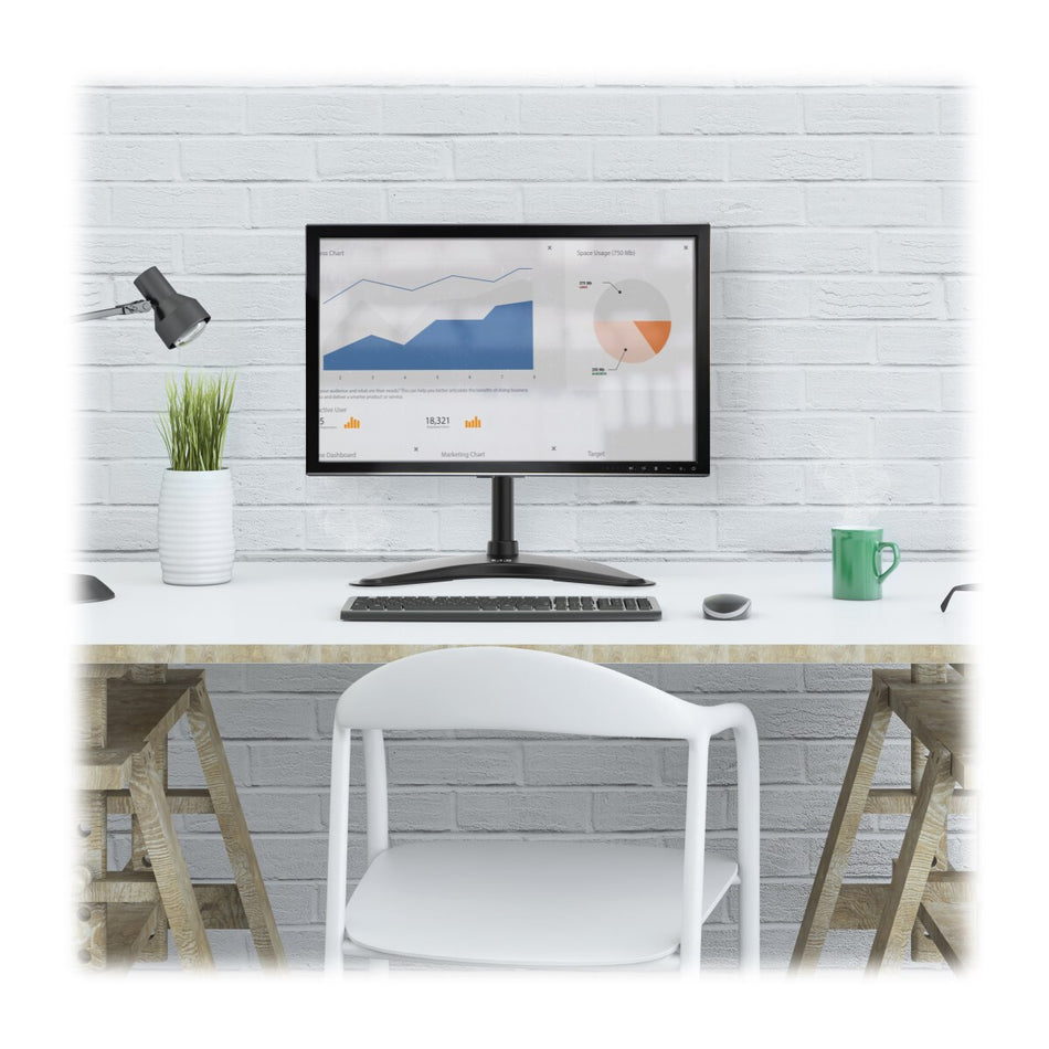 Tripp Lite DDR1327SE Single-Display Desktop Monitor Stand for 13” to 27” Flat-Screen Displays