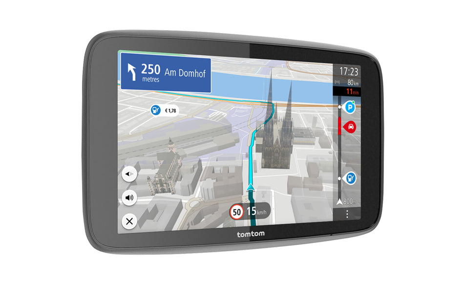 TomTom GO navigator Handheld/Fixed 15.2 cm (6") Touchscreen 270 g Black