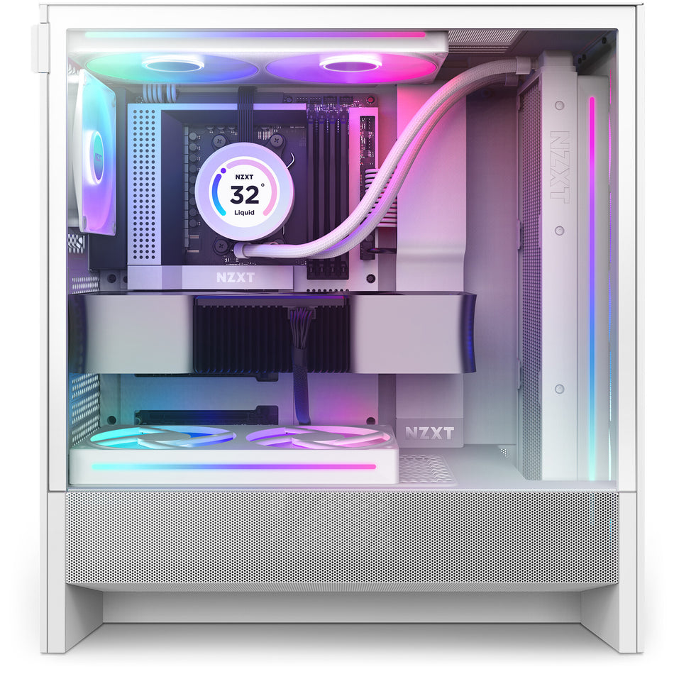 NZXT H5 Flow RGB Midi Tower White