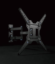 Manhattan Wall Mount for TV & Monitors (Full Motion), For screens 32" to 55", VESA compatibility: all between 100x100mm to 400x400mm - check the dimensions of the four mounting holes on back of screen to ensure it fits, Max 30kg, Black, Bracket