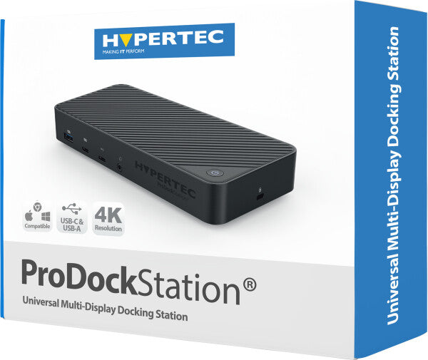 Hypertec ProDock Station - Universal Multi-Display Docking Station