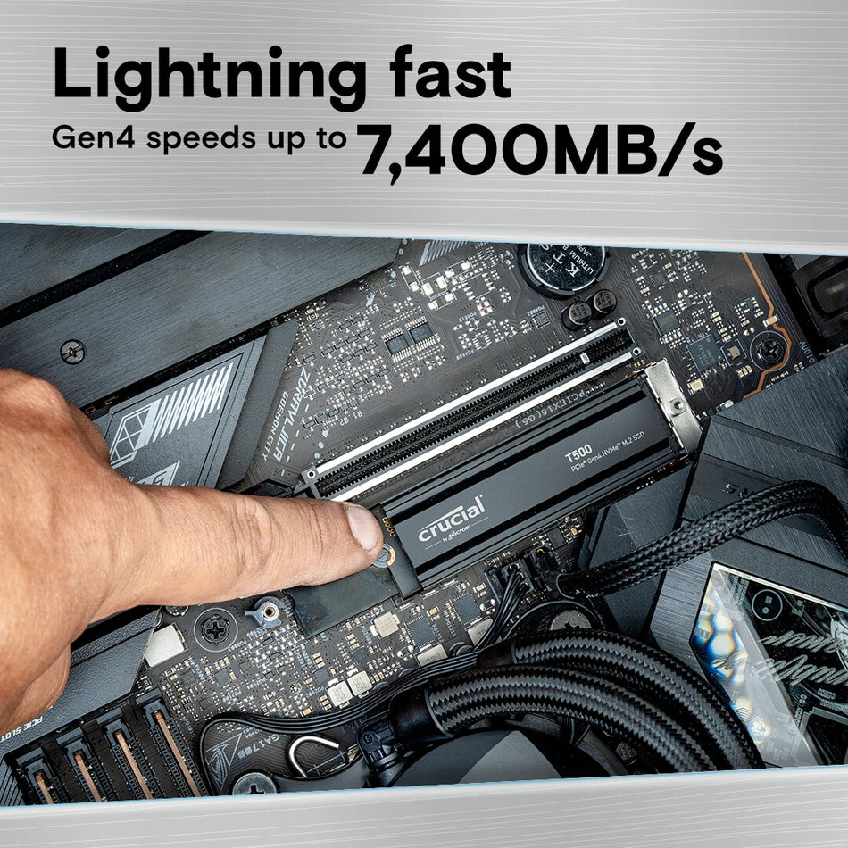 Crucial T500 2 TB M.2 PCI Express 4.0 NVMe TLC