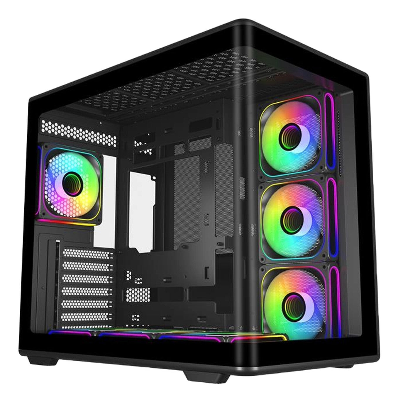 Cooler Master Elite 600 Midi Tower Black, Transparent