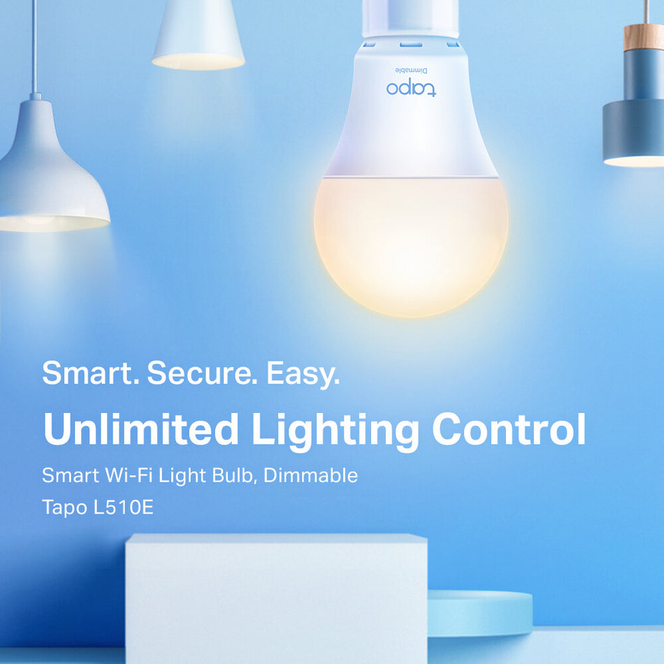 TP-Link Tapo Smart Wi-Fi Light Bulb, Dimmable