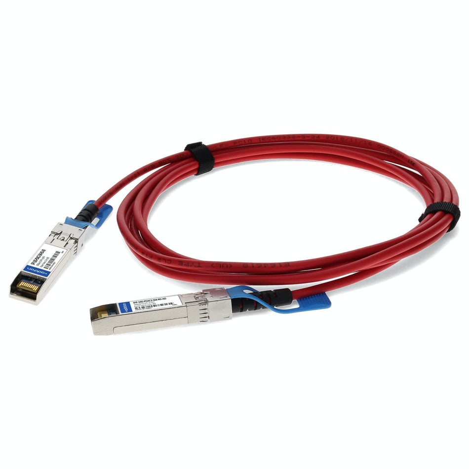 AddOn Networks SFP-10G-PDAC2-5M-RD-AO InfiniBand/fibre optic cable 2.5 m SFP+ Red