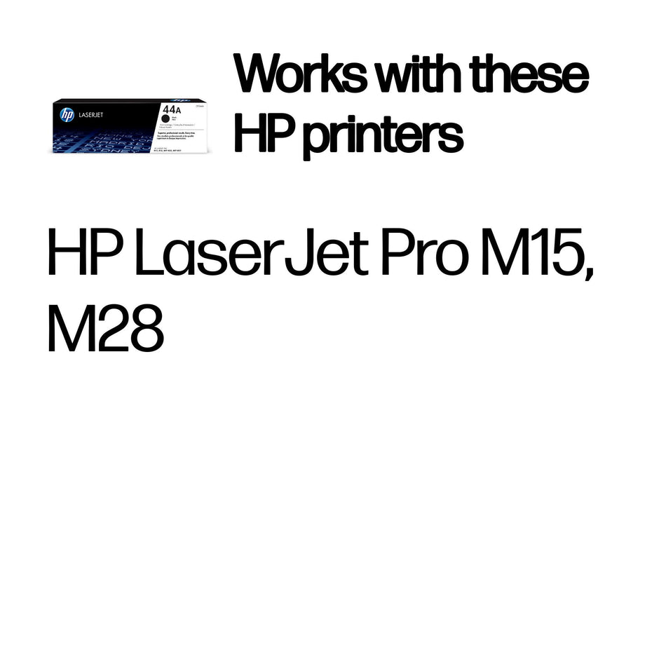 HP 44A Black Original LaserJet Toner Cartridge