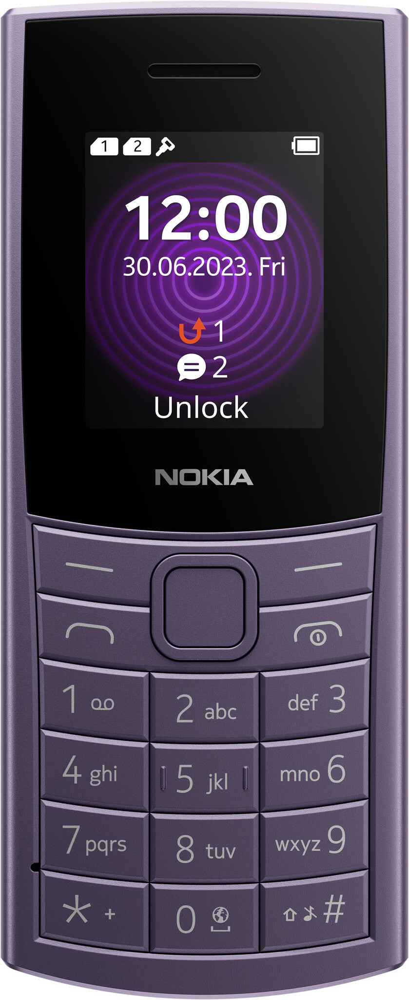 Nokia 110 4G (2023) 4.57 cm (1.8") 94.5 g Purple Feature phone