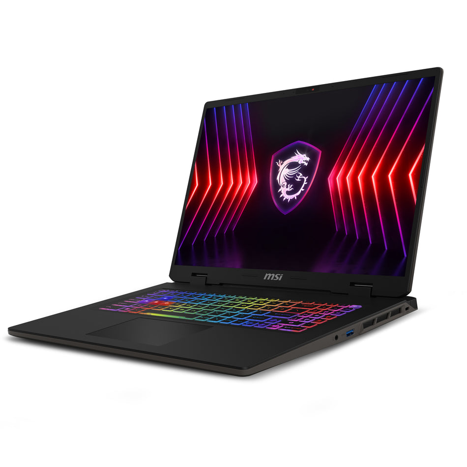 MSI Sword 17 HX B14VFKG-003UK Intel® Core™ i7 i7-14700HX Laptop 43.2 cm (17") Quad HD+ 16 GB DDR5-SDRAM 1 TB SSD NVIDIA GeForce RTX 4060 Wi-Fi 6E (802.11ax) Windows 11 Home Grey